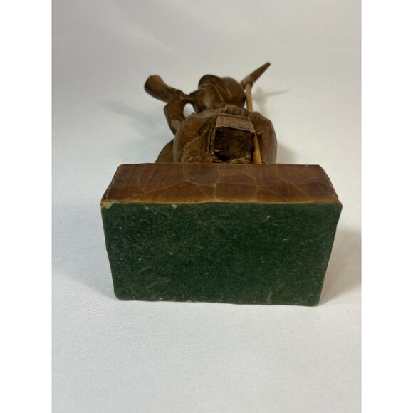 Vintage Maritime Folk Art Wood Carved Night Watchman - Picture 10 of 10